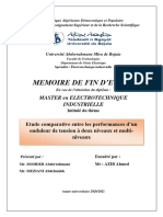 Etude Comparative Entre Les Performances D'un Onduleur de Tension À Deux Niveaux Et Multiniveaux