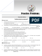 Motion in Two Dimension - Practice Problems