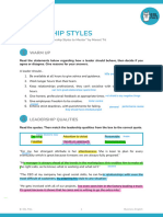 SV Leadership Styles