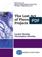 The Lost Art of Planning Projects