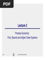 04 - Process Dynamics (First, Second and Higher Order Systems)