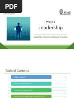 Phase 1 - Leadership