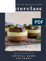 Mint Chocolate Mousse Cakes Masterclass Recipe Manual