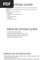 INTOXICACION