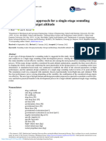 A Practical Design Approach For A Single Stage Sounding Rocket To Reach A Target Altitude