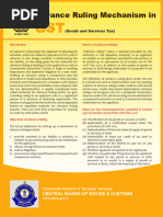 Advance Ruling Mechanism