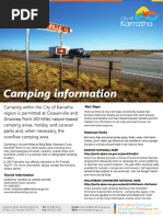 Camping Information Karratha