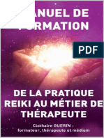 Clothaire Guérin - de La Pratique Reiki Au Métier de Thérapeute Manuel de Formation