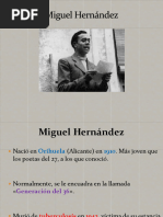 Tema 4B. Generación 1936 y Miguel Hernández