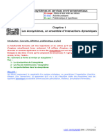 Chapitre1 Ecosystemes