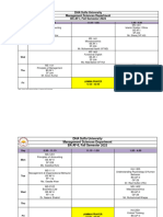 Time Table Fall 2023 Accounting and Finance