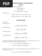 A2 Pure Math Notes