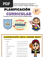 Planificacion Anual 1°primaria