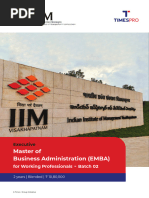 IIMVEMBA02 Brochure