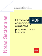 Francia - El Mercado de Las Conservas y de Los Productos Preparados !