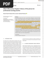 Nursing Philosophy - 2019 - Theory of The Person For Professional Nursing Practice