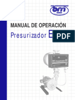 Manual de Operación. Presurizador Ef