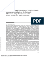 Plasticity Fundamentals and Applications - (Chapter 5 Incremental and Rate Type of Elastic Plastic Constitutive Re... )