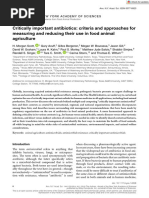 Annals of The New York Academy of Sciences - 2019 - Scott - Critically Important Antibiotics Criteria and Approaches For