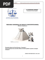 Theorie General Du Droit Constitutionnel