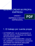 Unidad 1 Quiero Crear Mi Propia Empresa