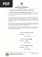 ALAOetal - DAVAODELSUR Declaration of Absence of Conflict of Interest