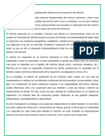 Análisis Del Comportamiento Dinámico de La Suspensión Del Vehículo