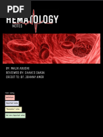 Hematology Leukemia These Lecture Notes Are High Yield Notes That Are Based On The Clinical Laboratory