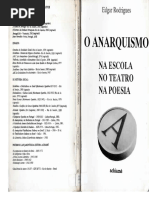 O ANARQUISMO Na Escola, No Teatro e Na Poesia