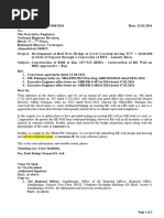 ROB Draft Letter - Construction of ROB at Km. 107+523 (RHS) - Construction of RE Wall On RHS Approaches 23.02.2024 R0