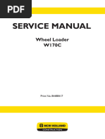 New Holland W170C Wheel Loader Service Repair Manual