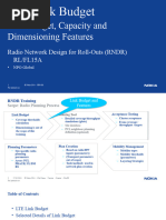 2 - Link Budget, Capacity and Features