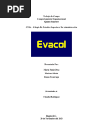 Comportamiento Organizacional de Evacol