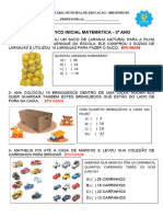 Av Diagnostica Mat 2 Ano