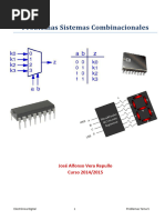 Compendio de Problemas Sistemas Combinacionales - 2