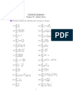 Assignment Calculus II - Chapter IV