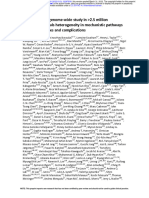 Multi-Ancestry Genome-Wide Study in 2.5 Million Individuals Reveals Heterogeneity in Mechanistic Pathways of Type 2 Diabetes and Complications