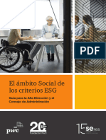 El Ámbito Social de Los Criterios ESG. Guía para La Alta Dirección y El Consejo de Administración