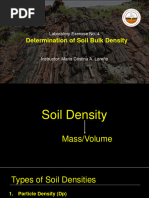 Exercise No. 4 Determination of Soil Bulk Density