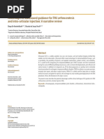 Advantages of Ultrasound Guidance For TMJ Arthrocentesis and Intra-Articular Injection: A Narrative Review