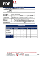 SITHKOP010 CLARISSA Assessment Tasks