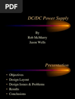 DC/DC Power Supply: by Rob Mcmurry Jason Wells