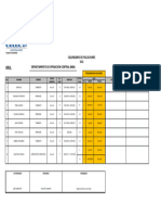 Formato Calendario de Vacaciones 2022