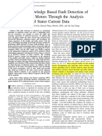 2015 - Feature Knowledge Based Fault Detection of Induction Motors Through The Analysis of Stator Current Data