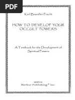 Karl Pracht How To Develop Your Occult Powers