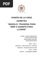 Ramon de La Cruz - Sainetes - Manolo, Tragedia para Reir o Sainete para Llorar