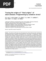 Fetal Origins Oxidative Stress