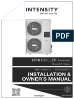 Installation Onwers Manual Mini Chiller Inverter Intensity 0