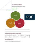 What Are The Various Cloud Service Models