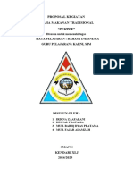 Proposal Kegiatan Usaha Makanan Tradisional